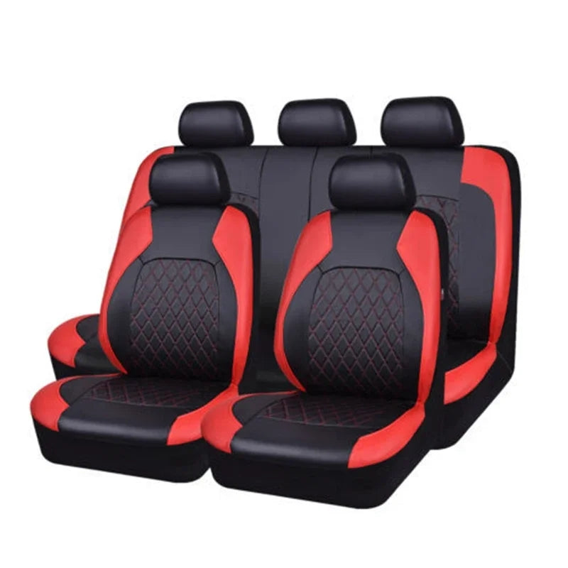 Conjunto de Lujo de Fundas de Asiento de Cuero: Eleva la Elegancia de tu Vehículo