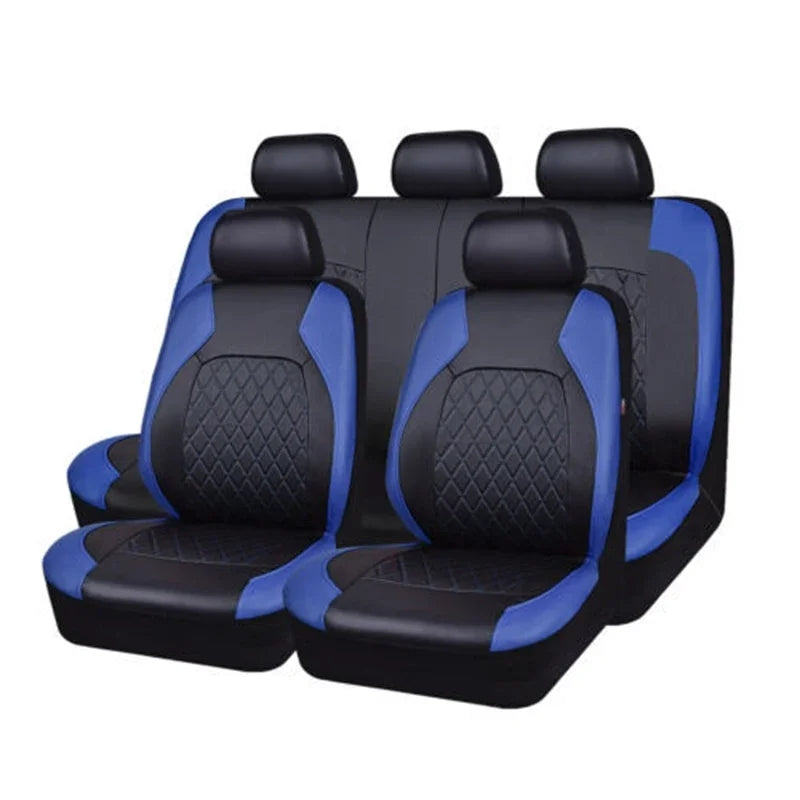 Conjunto de Lujo de Fundas de Asiento de Cuero: Eleva la Elegancia de tu Vehículo