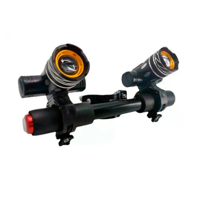Faro LED para patinete eléctrico, lámpara antiniebla recargable por USB T6