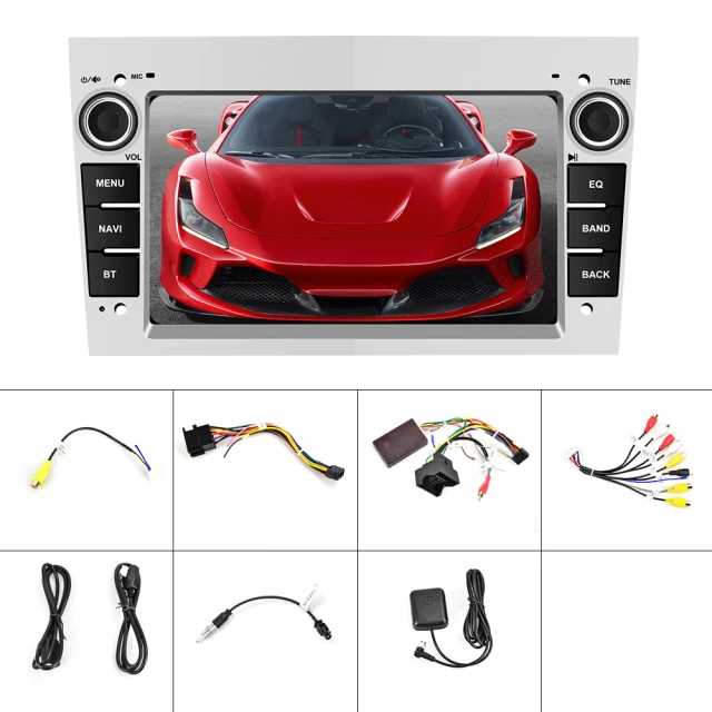2Din Stereo Radio Player Android 10.0 Car Radio GPS Multimedia Player For Opel Astra Antara Vectra Corsa Zafira Vivara Combo