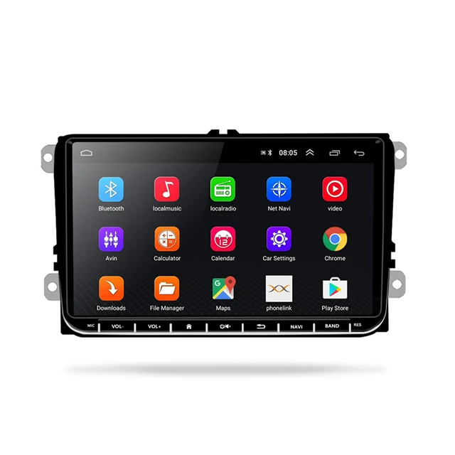 Volkswagen 2din Android Multimedia 2 Din 9 inch for VW, Skoda, Navigation, WIFI, 